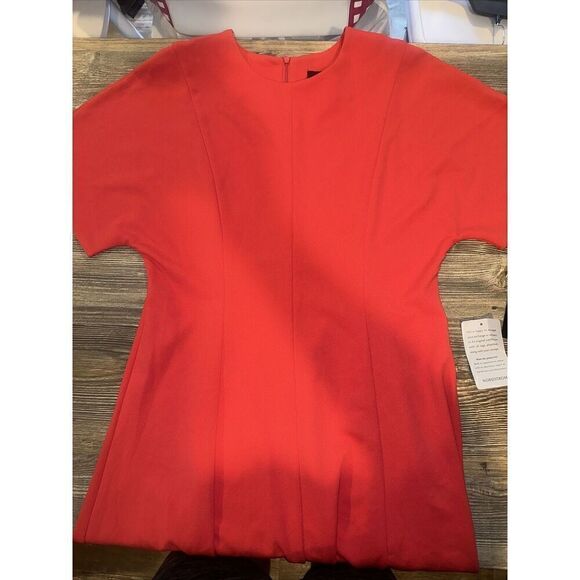 Donna Morgan Midi Red Dress. Size 12. Polyester And Spandex. NWT. 6 - Picture 1 of 10